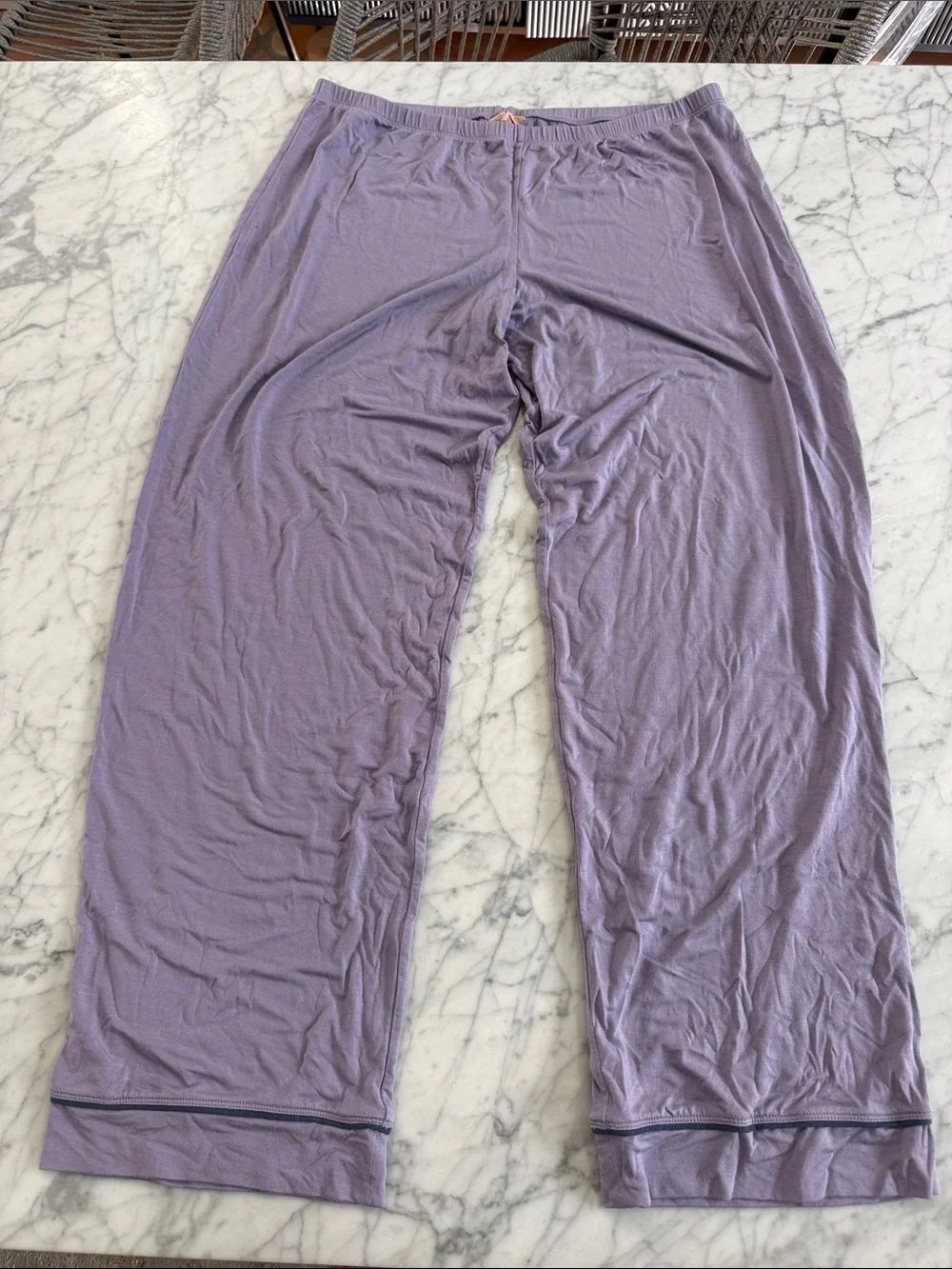 Women's Eberjey Gisele Tencel Sleep Pants - Lavender Relaxed Fit Sz L